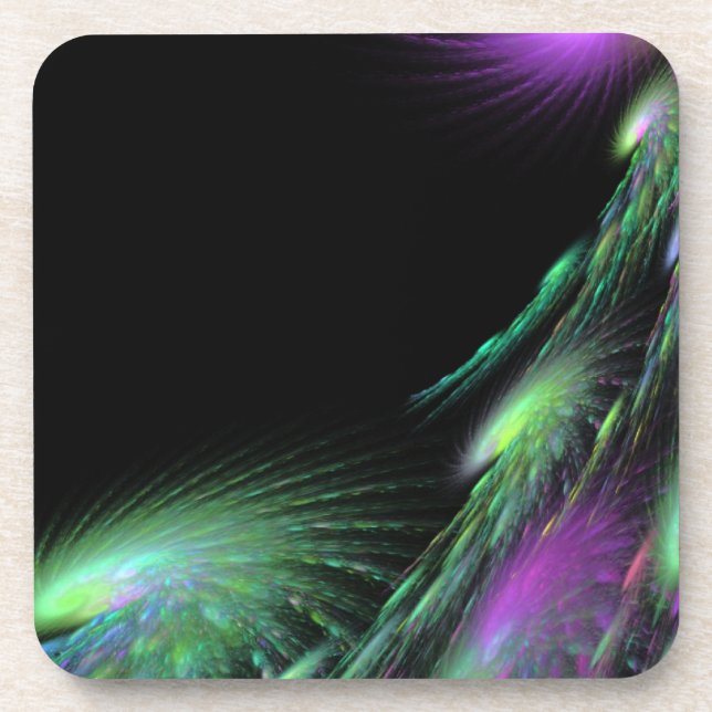 Posavasos Fuegos artificiales de Swirling (Frente)