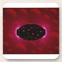 Fuente de energía extranjera con esferas de fondo