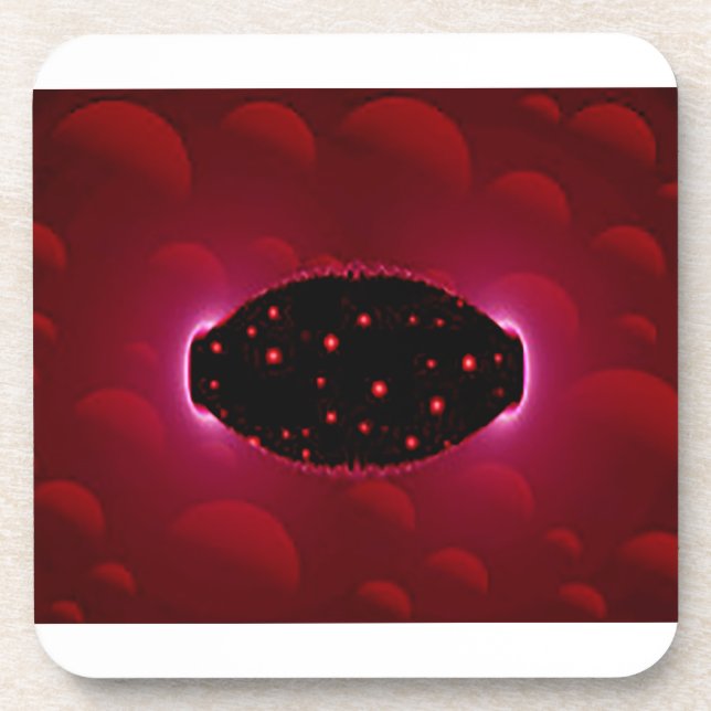 Posavasos Fuente de energía extranjera con esferas de fondo (Frente)