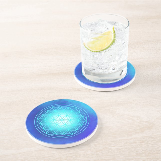 Posavasos Fuente – Flor de la Vida (Lado)