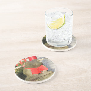 Posavasos Fuku Kaeru 福 か え る rana de fortuna con Yodarekake