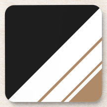 Fun Bold Sporty Black Brown Carreras Blancas