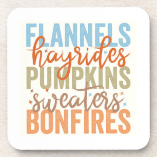 Posavasos Fun Fall Vibes