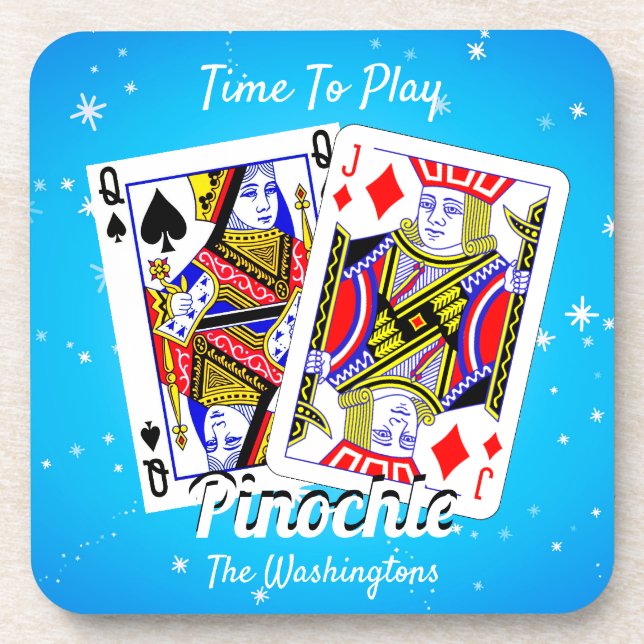 Posavasos Fun Time to Play Pinochle   (Frente)