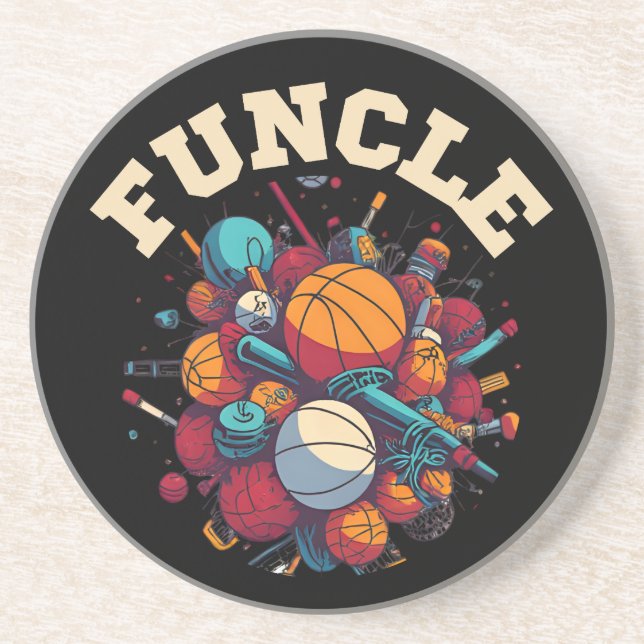 Posavasos FUNCLE - The Fun Uncle Sports Equipment Whirlwind (Frente)