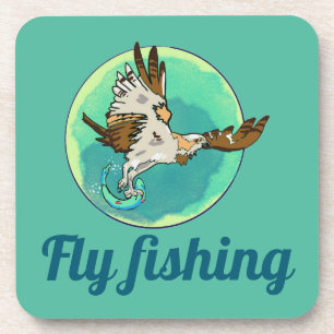 Posavasos Funda personalizable para laptop con águila pescad
