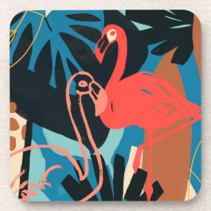 Posavasos Funky Flamingo