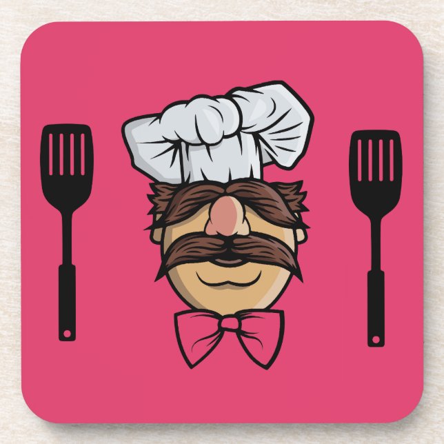 Posavasos Funny Chef Sueco (Frente)