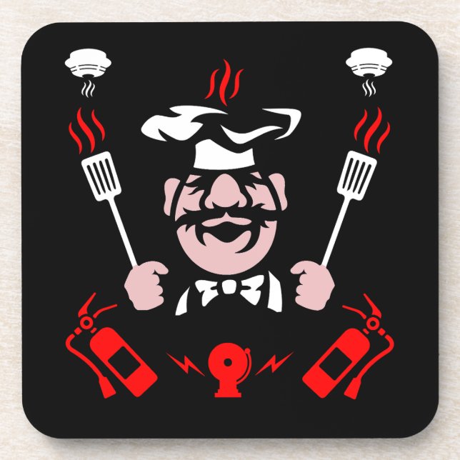 Posavasos Funny Chef Sueco (Frente)