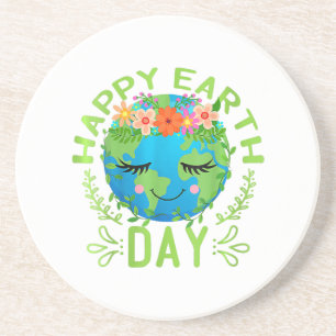 Posavasos Funny Earth Day Cita a la Tierra Guay Happy Earth 