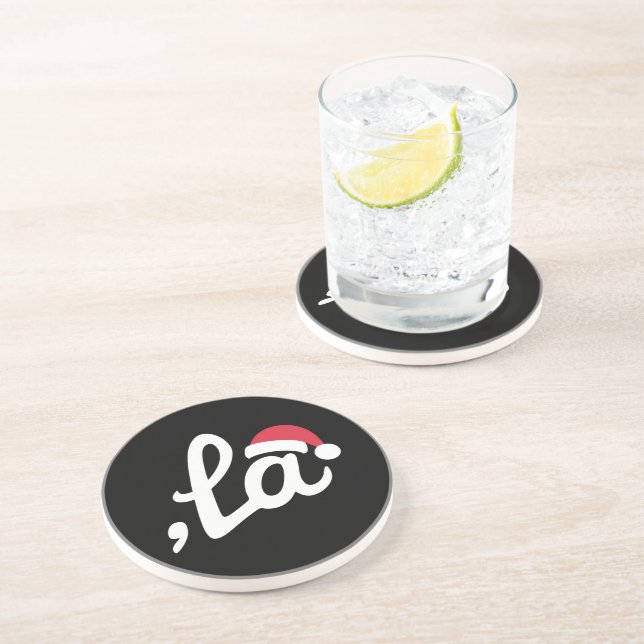 Posavasos Funny Kamala Harris 2024 Comma La Navidades (Lado)