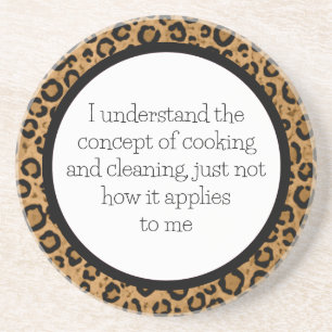 Posavasos Funny Leopard Coaster
