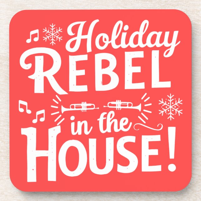 Posavasos Funny Navidades Beáis Coaster (Frente)