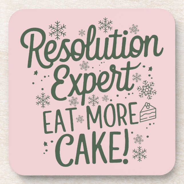 Posavasos Funny Navidades Beáis Coaster (Frente)