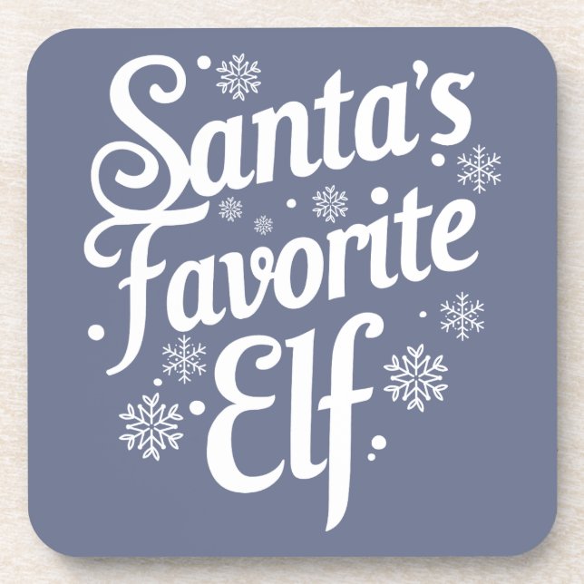 Posavasos Funny Navidades Beáis Coaster (Frente)