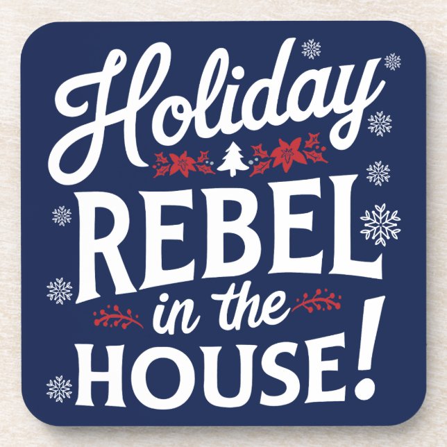 Posavasos Funny Navidades Beáis Coaster (Frente)