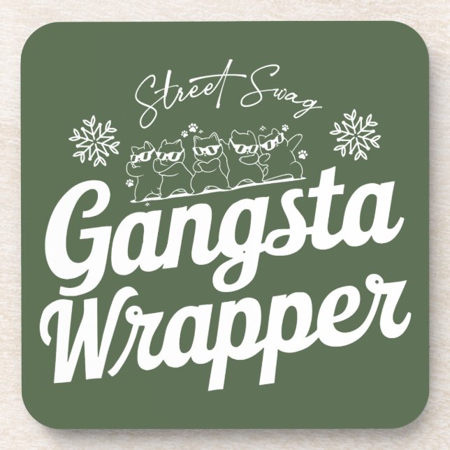 Posavasos Funny Navidades Beáis Coaster (Frente)