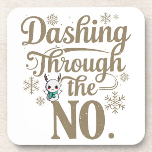 Posavasos Funny Navidades Beáis Coaster