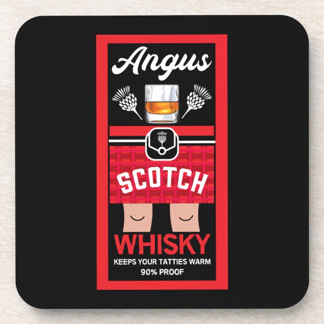 Posavasos Funny Scotch Whisky (Frente)