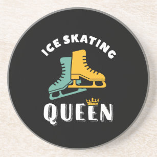 Posavasos Funny Skater Chica Hielo Skate Queen