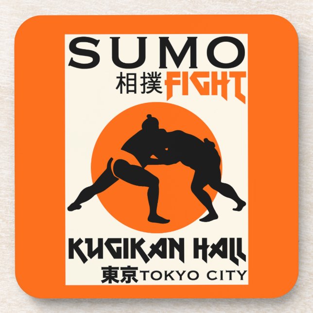 Posavasos Funny Sumo Wrestler (Frente)