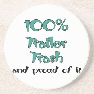 Posavasos Funny Trailer Park Sandstone Coaster