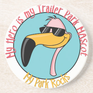 Posavasos Funny Trailer Park Sandstone Coaster