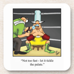 Posavasos Funny Wine Humor Coaster Set