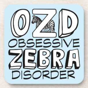 Posavasos Funny Zebra Lover