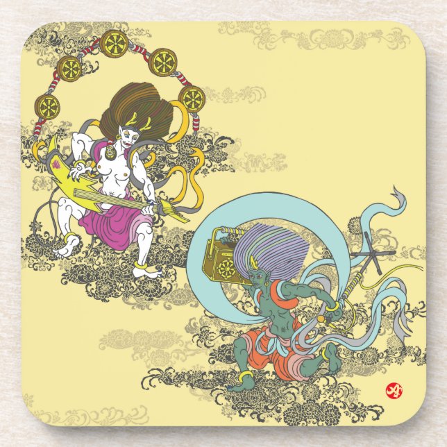 Posavasos Furai. 風 雷 (Frente)