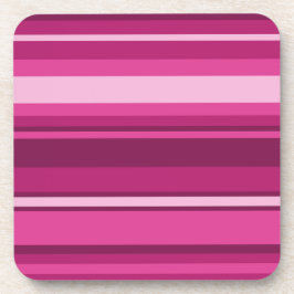 Posavasos Fuschia stripes