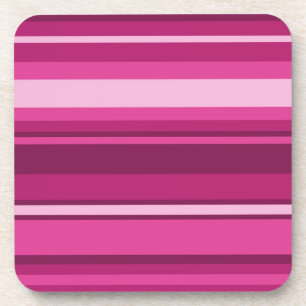 Posavasos Fuschia stripes