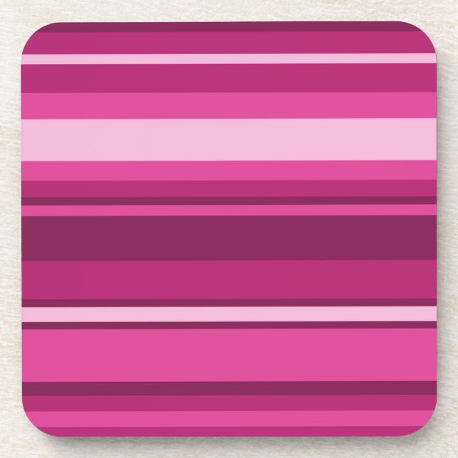Posavasos Fuschia stripes (Frente)