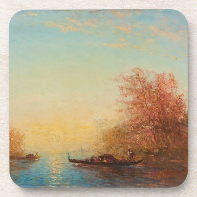 Posavasos Fusina, Environs De Venise - Félix Ziem (Frente)