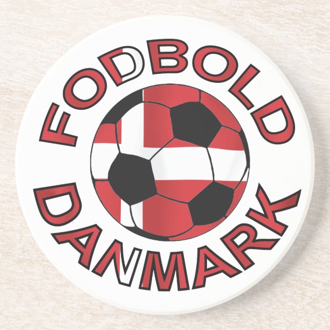 Posavasos Fútbol Dinamarca de Fodbold Danmark (Frente)