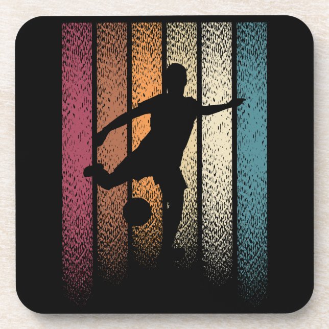 Posavasos Fútbol Vintage Retro (Frente)