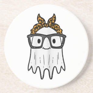 Posavasos Gafas de Fantasma de Halloween Lindas