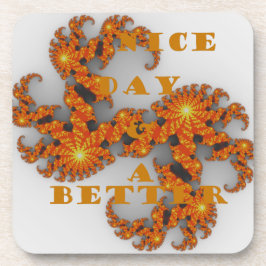 Posavasos Galáctica celestial tiene un buen día y mejor noch