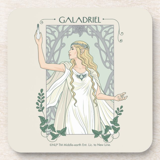 Posavasos Galadriel Luz de Valinor Gráfico (Frente)