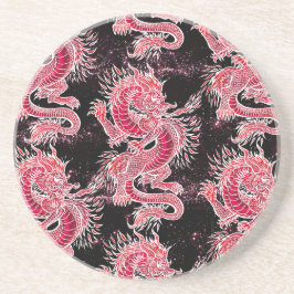 Posavasos Galaxia del Dragón Rojo