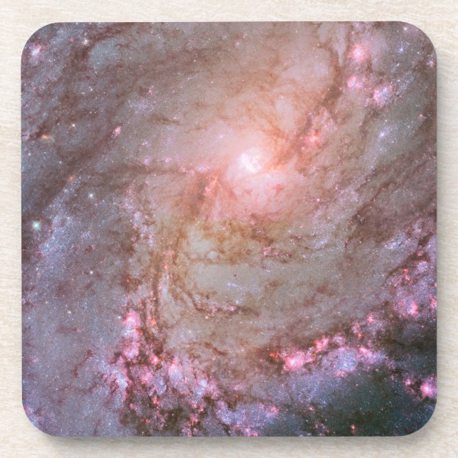 Posavasos Galaxia espiral M83, Ablaze Con Formación Estrella (Frente)