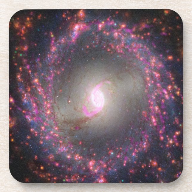 Posavasos Galaxia Espiral Ngc 3351. (Frente)