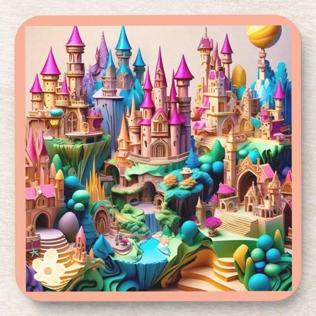 Posavasos "Galería de Ilustraciones místicos" (Frente)