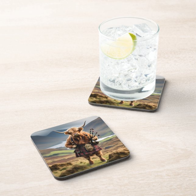 Posavasos Gallego de las Highlands escocesas,  (Lado Derecho)