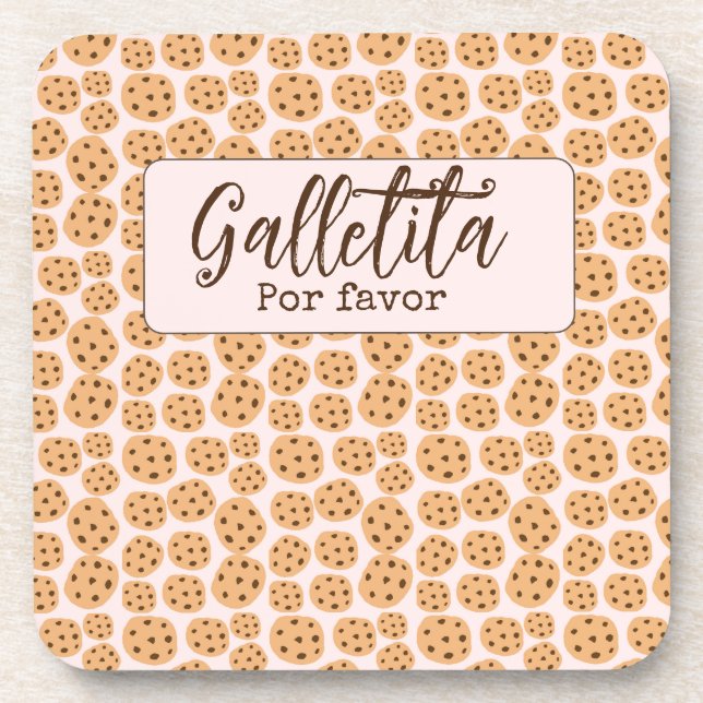Posavasos galletitas porfavorecer la montaña de papel (Frente)