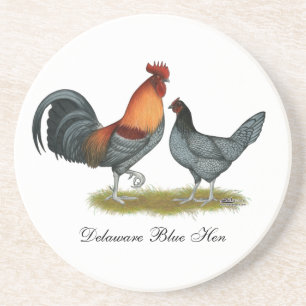 Posavasos Gallina azul de Delaware