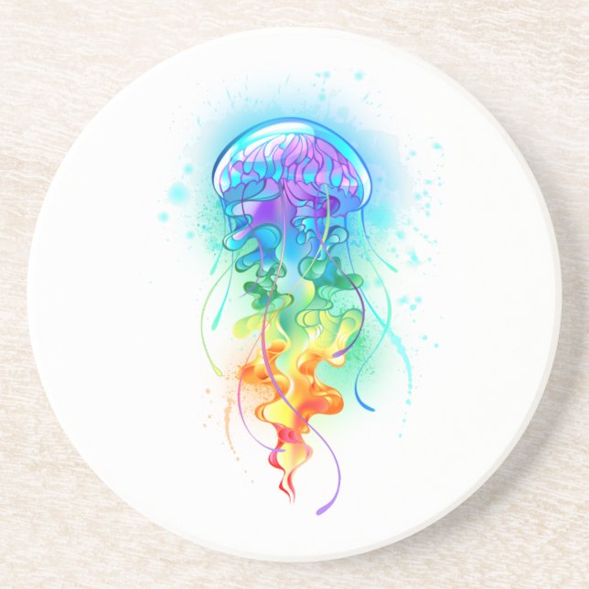 Posavasos Gallito arcoiris (Frente)