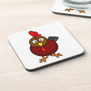 Posavasos Gallo de dibujos animados