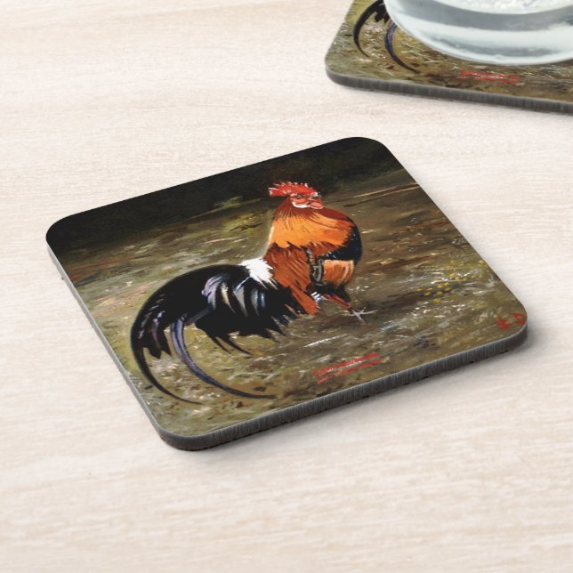 Posavasos Gallo/Galo/Rooster (Lado Izquierdo)