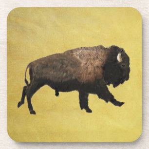 Posavasos Galloping Bison